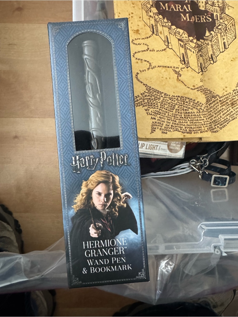 Harry Potter Hermione Granger Wand Pen & Bookmark - Black